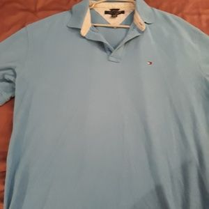 Light blue polo (Tommy Hilfiger) Tommy logo